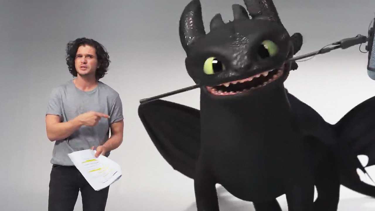 teaser image - How To Train Your Dragon: The Hidden World - Kit Harington Auditions with Toothless