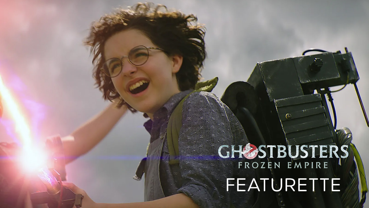 teaser image - Ghostbusters: Frozen Empire Featurette 2 with McKenna Grace