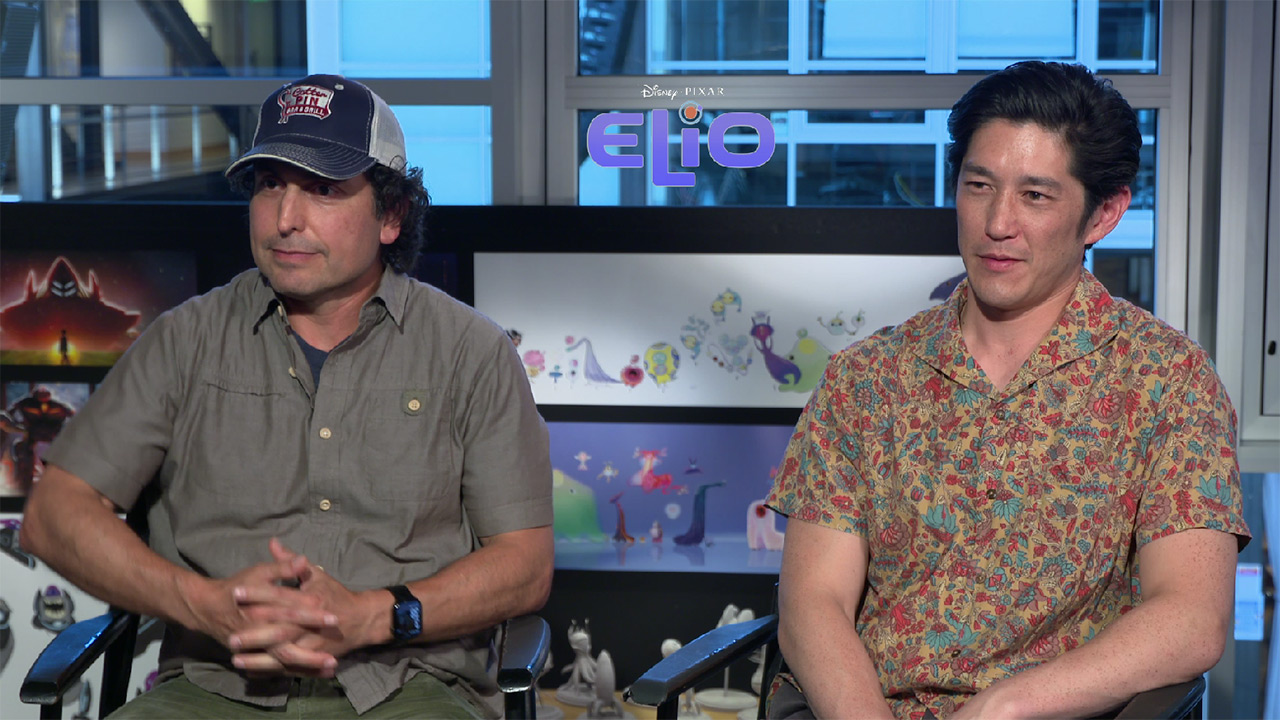 watch Pixar's Elio: Exclusive Interview with Art Director Ernesto Nemesio & Set Supervisor David Luoh