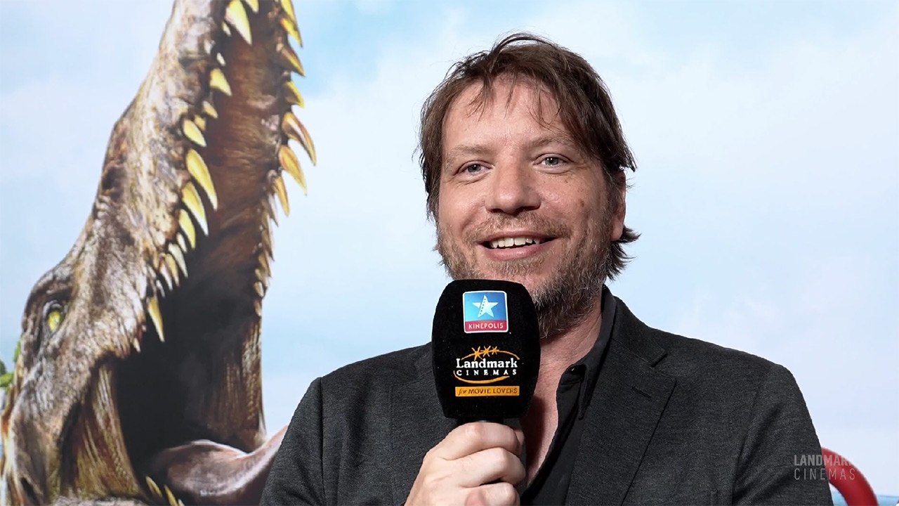 watch Jurassic World Rebirth Exclusive Red Carpet Interview 